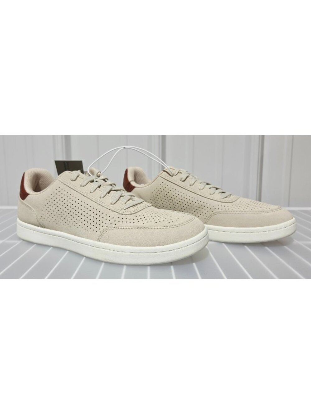 Goodfellow Simon Tan & Brown Lace Up Classic Low Top Casual Sneakers -- Men's 7